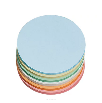 Karty moderacyjne okrągłe, ø 140 mm, w różnych kolorach, 250 sztuk