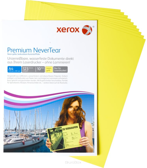 Kolorowy papier syntetyczny Xerox Premium NeverTear, 10 arkuszy