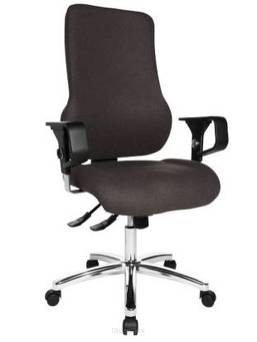 Krzesło biurowe Sitness 55, z podłokietnikami, Nord Wool, szare