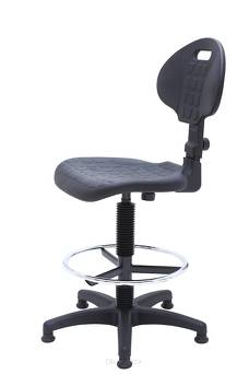 Wysokie krzesło warsztatowe PRO Special BLCPT Black