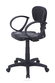 Krzesło warsztatowe LK Standard BCPT Black+