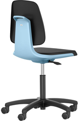 Krzesło laboratoryjne Labsit, sztuczna skóra