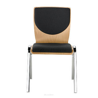 Krzesło konferencyjne 7450/S3, microcare, czarne