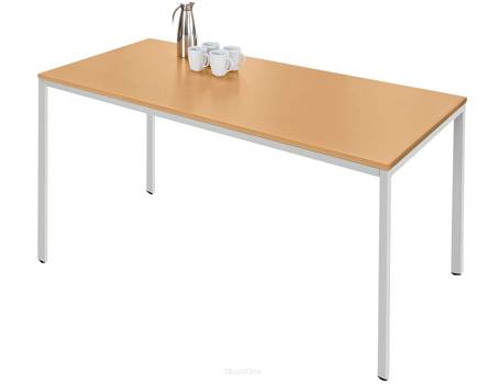 Stół uniwersalny, 1600 x 700 mm, buk/jasne aluminium