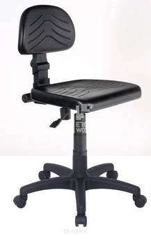 Krzesło warsztatowe PL Standard BLCPT Black