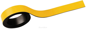Taśma magnetyczna 15 mm, żółta, 2x1000 mm