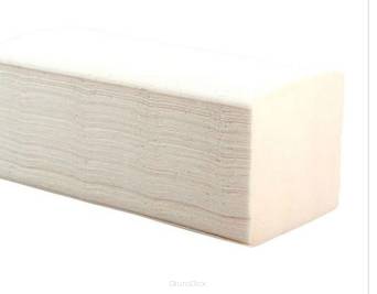 Ręczniki papierowe składane, 2-warstw., białe, 3200 ark.