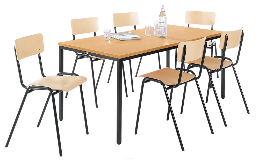 Stół do jadalni w zestawie z 6 krzesłami