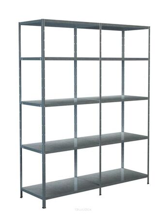 Regał metalowy - zestaw W 2000 x G 500 x S 1600 mm, ocynkowany
