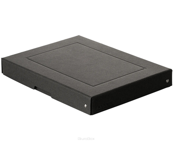 Pudło archiwizacyjne PureBox Black A4, 320 x 240 x 40 mm