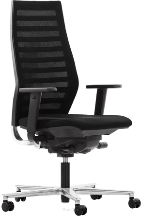 Krzesło biurowe R 12, podstawa aluminiowa
