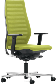Krzesło biurowe R 12, podstawa aluminiowa