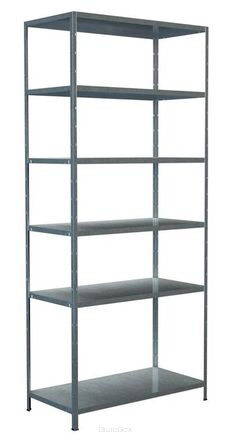 Regał metalowy - zestaw W 2300 x G 500 x S 1000 mm, ocynkowany