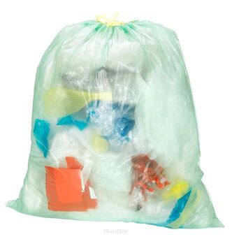 Worki na śmieci 60 l z taśmą, 480 szt.