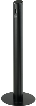 Popielnica - kolumna, czarna