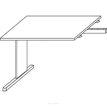 Dostawka stołu noga c 1000 mm