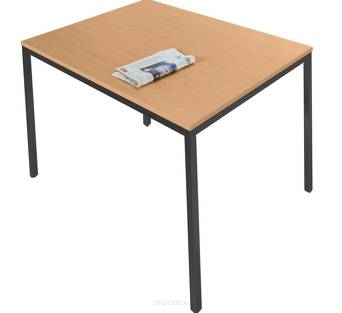 Stół uniwersalny, 1200 x 700 mm, buk/czarny