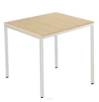 Stół uniwersalny, 800 x 700 mm, klon/jasne aluminium