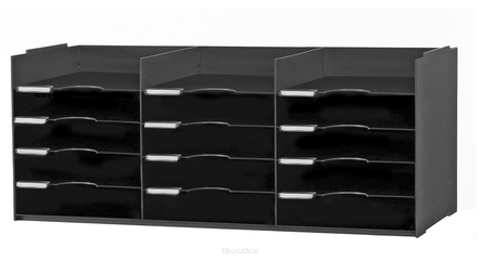 Regał do sortowania poczty, 15 półek - BiuroBox.pl