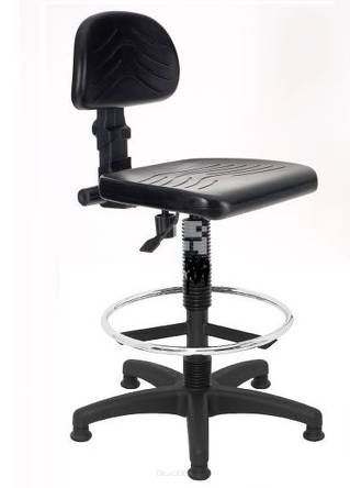 Wysokie krzesło warsztatowe PL Special BLCPT Black