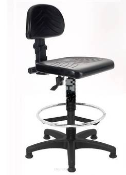 Wysokie krzesło warsztatowe PL Special BLCPT Black