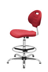 Krzesło laboratoryjne PRO Special ChL Red