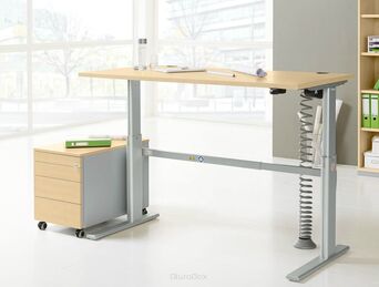 Biurko Standard z regulacją wysokości, S 1600 mm