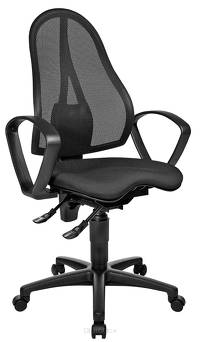 Krzesło biurowe BALANCE 400 NET, czarne