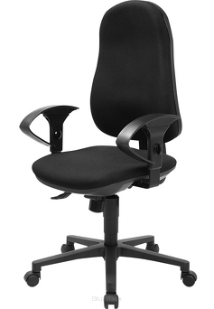 Krzesło biurowe Support CLEAN, z podłokietnikami