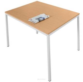 Stół uniwersalny, 1200 x 700 mm, buk/jasne aluminium