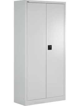 Szafa metalowa uniwersalna, S950 x G 400 x W 1935, 5 WS, jasnoszara