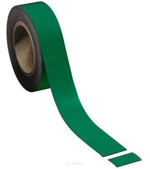 Taśma magnetyczna, szer. 40 mm, zielona