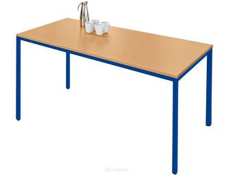 Stół uniwersalny, 1600 x 700 mm, buk/niebieski