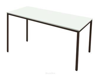 Stół uniwersalny, 1600 x 800 mm, jasnoszary/czarny