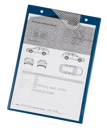 Podkładki do pisania A4 z kieszonką, 10 szt. ochrona danych