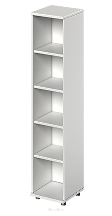 Regał biurowy Tetris, wysokość 5WS, szerokość 400 mm